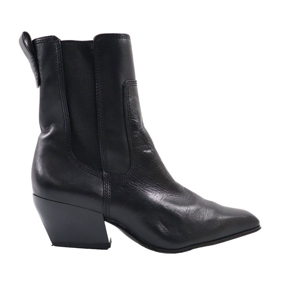 🔥Franco Sarto Womens Anina Pointed Toe Western Boots, Black 5US/35EU MSRP$200🔥